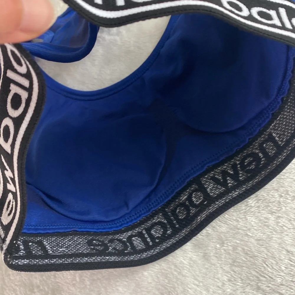 New Balance blue camo sports racerback bra - Picture 15 of 16